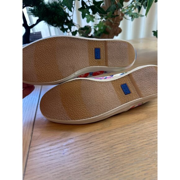 Keds Size 7  Floral Slip-On Canvas White Multicolor Casual Sneaker Shoes - Picture 11 of 12